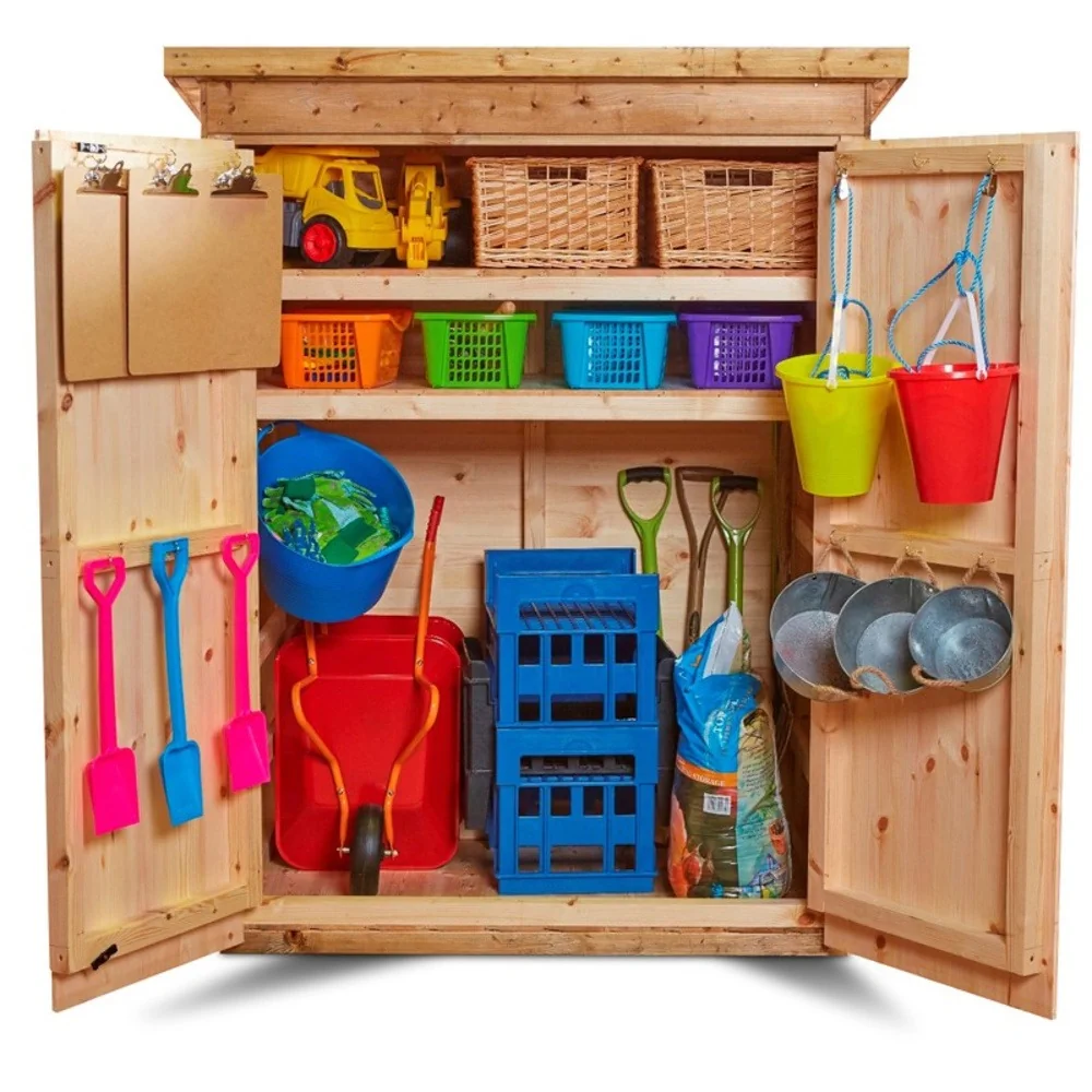 Changeable Shelving Storage Shed